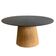 Mesa Jantar Cone Oval 160x90Cm Base Laminada Freijó Preto