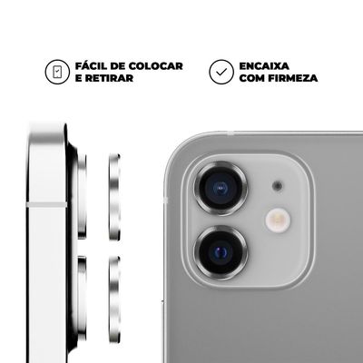 Protetor de Lente One Armor para iPhone 11 - Prata - Gshield