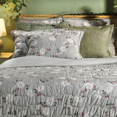 Jogo Cama Solteirão 2 Pcs Malha Algodao Cerise Altenburg