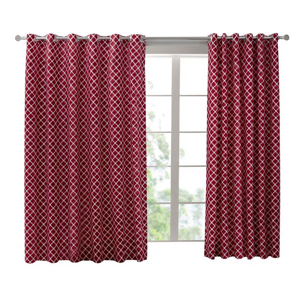 Cortina Estampada Com 24 Ilhós 300x240cm Georgia Casa D'oro