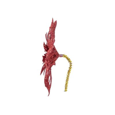 Kit Flor Natal Le 9,5cm com 3 Unidades Vermelho