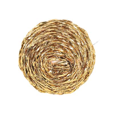 Bola de Natal Cordão Dourada Le 6cm