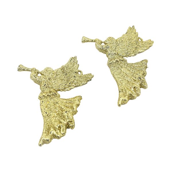 Enfeite Natal Le Anjo Gliter com 2 Unidades