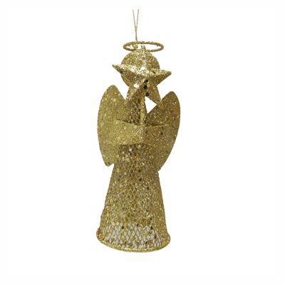 Decoração Natal Le Anjo 7x15cm Dourado