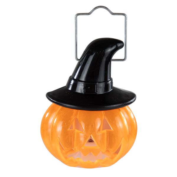 Mini Abóbora com Led Le 8cm Mini Abóbora com Led Le 8cm