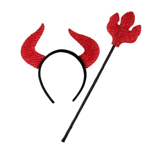 Kit Tiara e Tridente Le Halloween