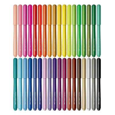 Canetinha Hidrográfica Ponta Vai E Vem 150136vvzf 36 Cores - Faber Castell