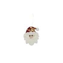 Enfeite de Natal Rostinhos Le de Feltro Vermelho - Item Sortido