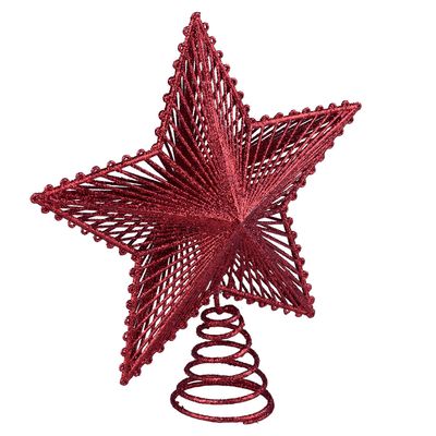 Ponteira Estrela Decorada 20x22cm Cv233405 Cazza