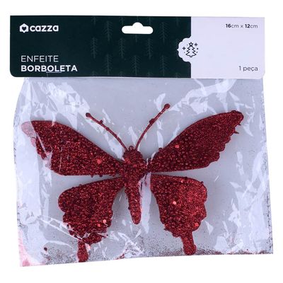 Enfeite Borboleta 16cm CV244470 Cazza Vm