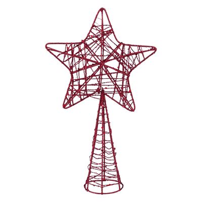 Ponteira Estrela Metal 14x24cm CV244498 Cazza Vm