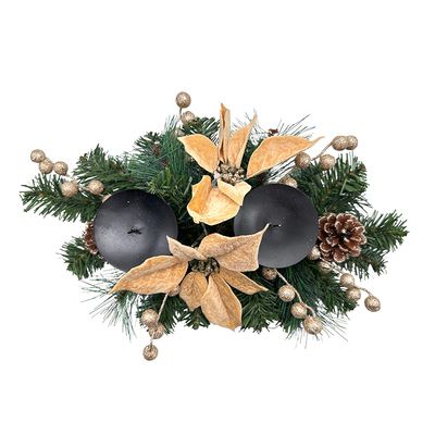 Centro Mesa 46cm CV244448 Cazza sort