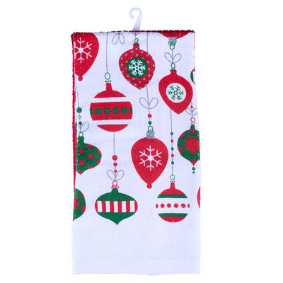 Kit Toalha Prato Noel C 2 38x63cm CV244450 Cazza