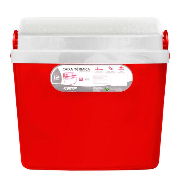 Caixa Térmica Botafogo Vermelha 12L Caixa Térmica Botafogo Vermelha 12L