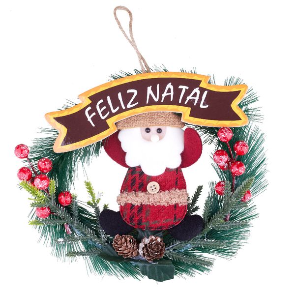Guirlanda de Natal Noel Le 18cm