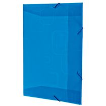 Pasta Aba Elástico Dello Fine sem Lombo Azul 33,5x23,5cm