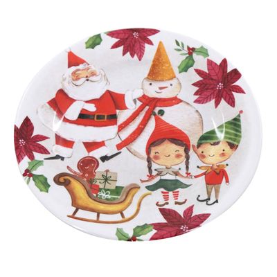 Prato Melam Natal Rs 25cm CV233389 Cazza