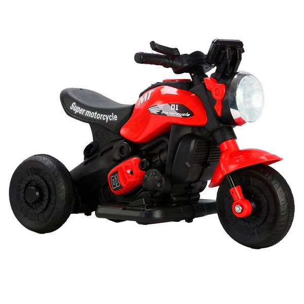 Moto Elétrica First Custom Vermelha Zippy