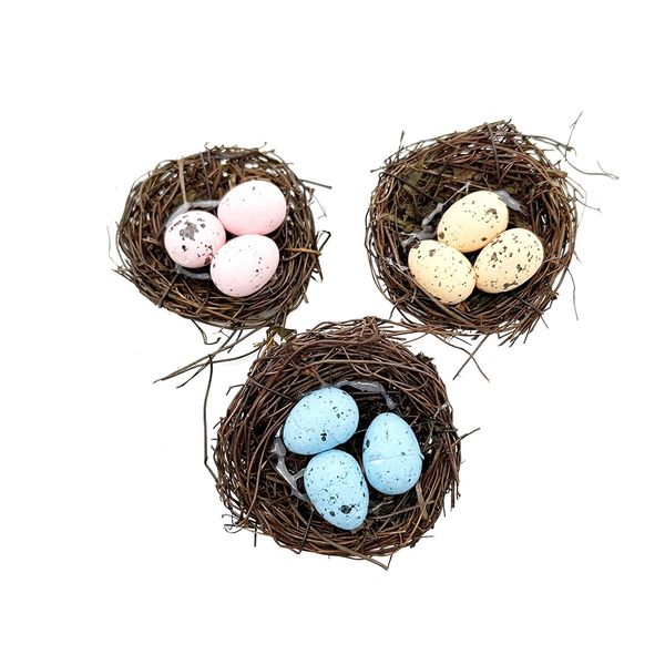 Ninho com Ovinhos Le Páscoa 6cm - Item Sortido Ninho com Ovinhos Le Páscoa 6cm - Item Sortido