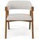 Kit 04 Cadeiras Para Sala de Jantar e Estar Living Estofada Suran L02 Bouclê Cru - Lyam