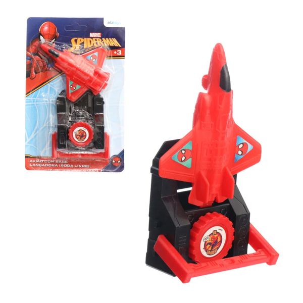 Aviao Com Lançadora Homem Aranha Etilux
