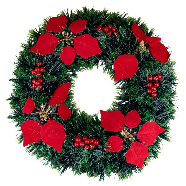 Guirlanda Folhas Vm 38cm CV233396 Cazza