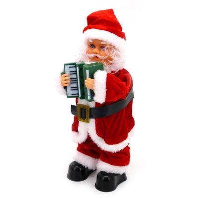 Papai Noel Musical Cazza 30cm Cx-257 Cx