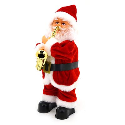 Papai Noel Musical Cazza 30cm Cx-257 Cx