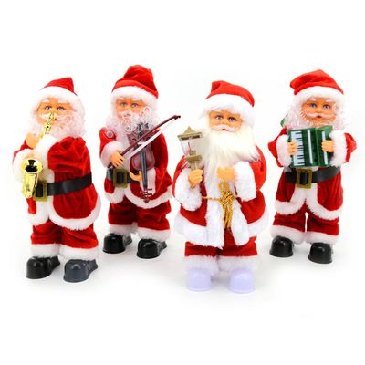 Papai Noel Musical Cazza 30cm Cx-257 Cx