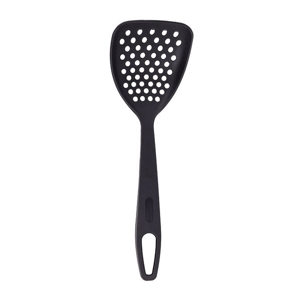 Escumadeira Oliveira Supreme em Nylon Preta 30cm