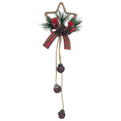 Guirlanda Sinos Estrela 31cm CV244476 Cazza