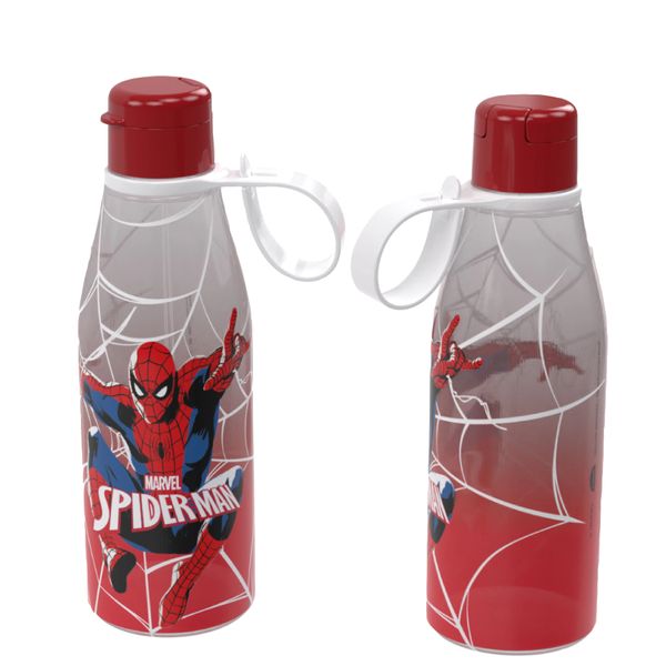 Garrafa Squeeze Abre Fácil Plasútil Spider Degradê Vermelha 530ml Garrafa Squeeze Abre Fácil Plasútil Spider Degradê Vermelha 530ml