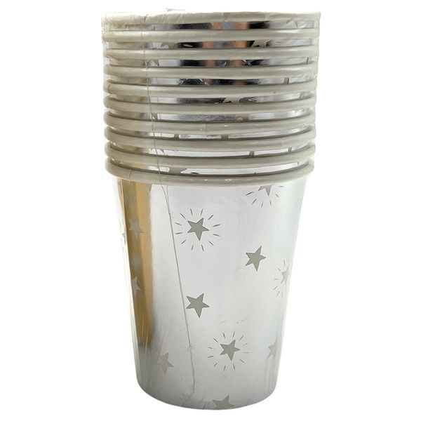 Kit Copos Natalino 250ml com 10 Unidades Cazza CV255395 - Item Sortido