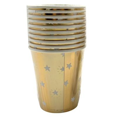 Kit Copos Natalino 250ml com 10 Unidades Cazza CV255395 - Item Sortido