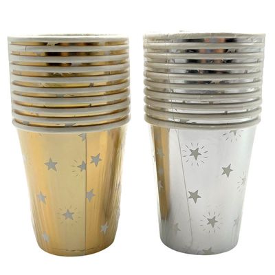 Kit Copos Natalino 250ml com 10 Unidades Cazza CV255395 - Item Sortido