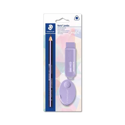 Kit Escrita Staedtler Tom Pastel com 1 Lápis Grafite Noris Jumbo