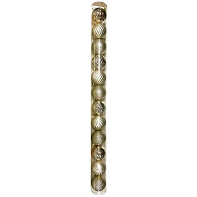 Tubo Bola Natal 12pc CHP CV244416 Cazza