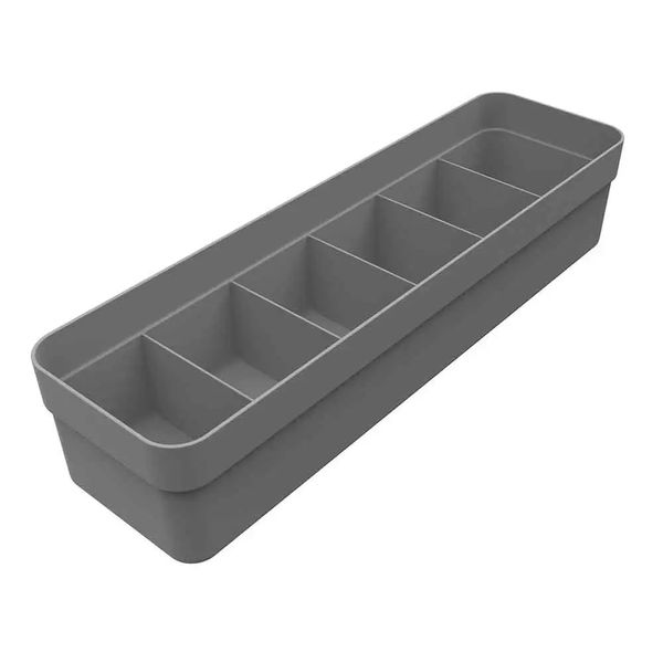 Caixa Organizadora de Gaveta Martiplast Colmeia Logic P de Plástico Cinza Multiuso 35x10x7,5cm Caixa Organizadora de Gaveta Martiplast Colmeia Logic P de Plástico Cinza Multiuso 35x10x7,5cm