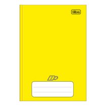 Caderno Brochura Tilibra Capa Dura 1/4 Amarelo 96 Folhas