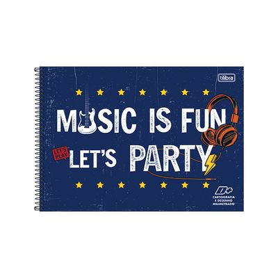 Caderno Cartografia Tilibra Espiral Capa Dura D+ 96 Folhas - Item Sortido