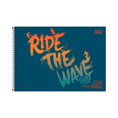 Caderno Cartografia Tilibra Espiral Capa Dura D+ 96 Folhas - Item Sortido