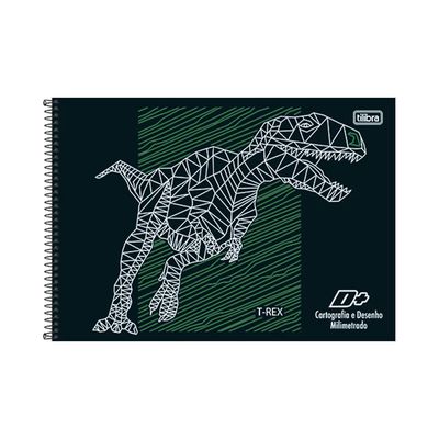 Caderno Cartografia Tilibra Espiral Capa Dura D+ 96 Folhas - Item Sortido