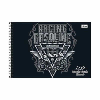 Caderno Cartografia Tilibra Espiral Capa Dura D+ 96 Folhas - Item Sortido