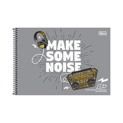 Caderno Cartografia Tilibra Espiral Capa Dura D+ 96 Folhas - Item Sortido