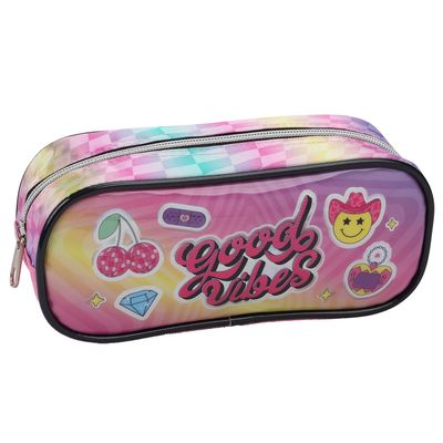 Estojo Infantil Feminino Good Vibes ES43243 - Seanite