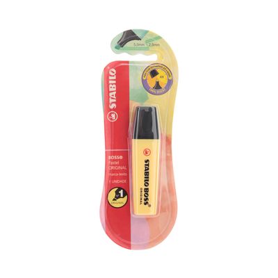 Marcador de Texto Stabilo Boss Pastel Amarelo