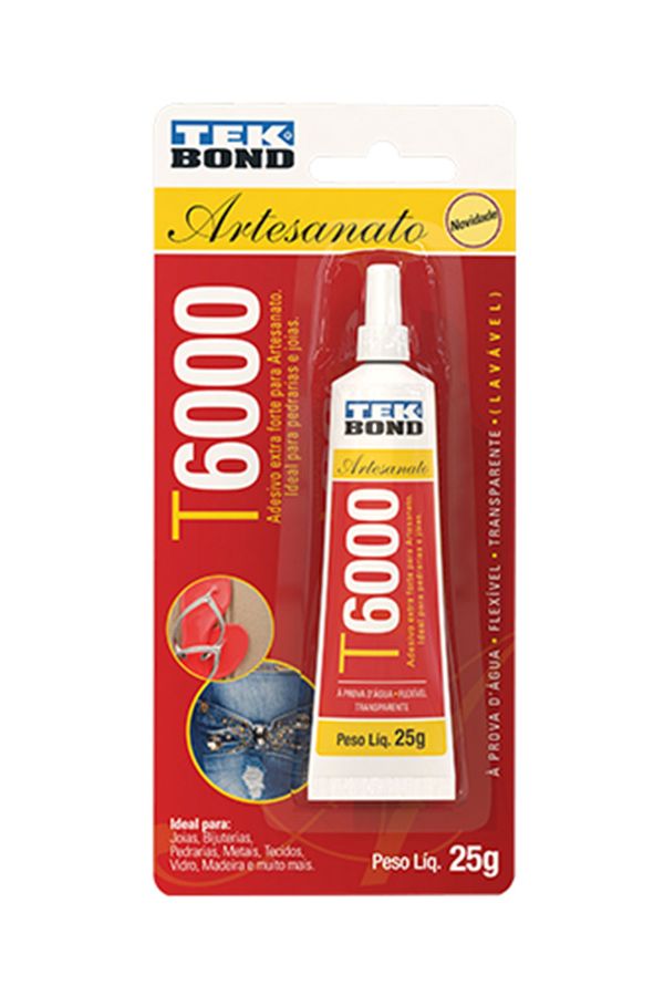 Cola Adesiva para Artesanato T6000 25g