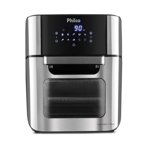 Fritadeira Elétrica Air Fryer e Forno Philco Oven 2 em 1 PFR2200P 12L Preta - 220V