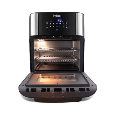 Fritadeira Elétrica Air Fryer e Forno Philco Oven 2 em 1 PFR2200P 12L Preta - 220V