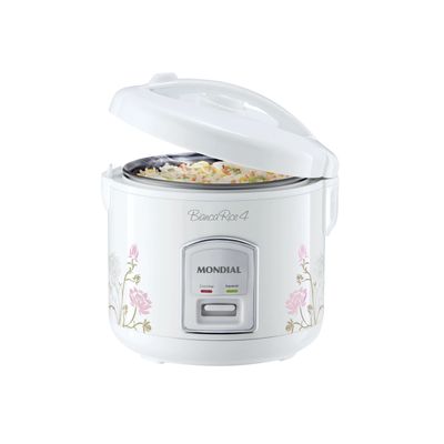 Panela Elétrica de Arroz Mondial Bianca Rice NPE-05-5X Branca 5 Xícaras - 220V